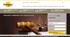 Desktop Screenshot of poliglot.si